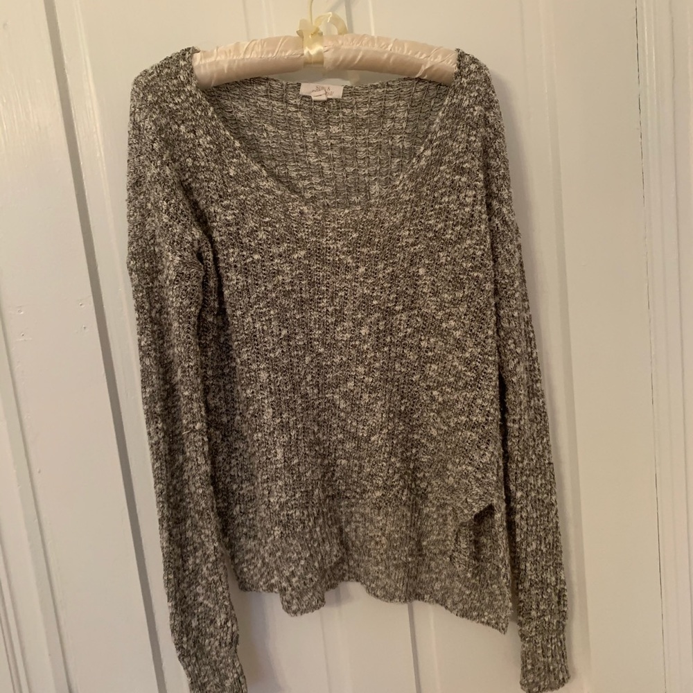 Gray sweater